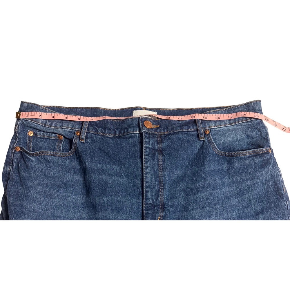 Loft Womens High Waist Boyfriend Jeans Blue Medium Wash Denim Size 18/34 - Picture 6 of 6